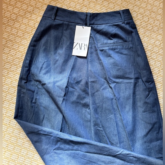 Cool girl Summer Denim - Baggy high waist Lightweight - size XS by Zara - *NWT👖 - Picture 7 of 8